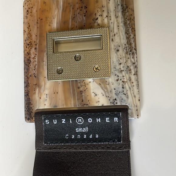 Brown large buckled belt - Picture 2 of 2